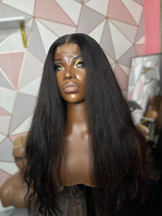 Raw Un-Customized Closure Wigs